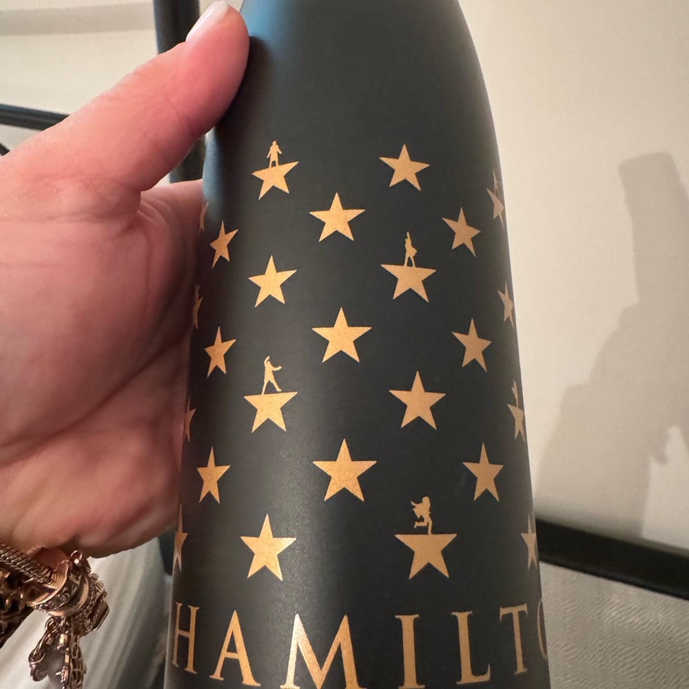Hamilton show water bottle